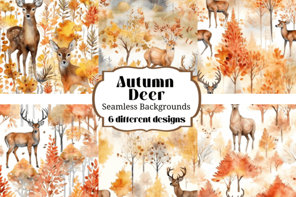 Autumn Deer Woods Seamless Backgrounds: A Designer's Field Guide