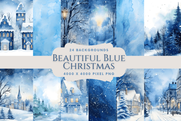 Beautiful Blue Christmas Backgrounds: Elevate Your Holiday Designs
