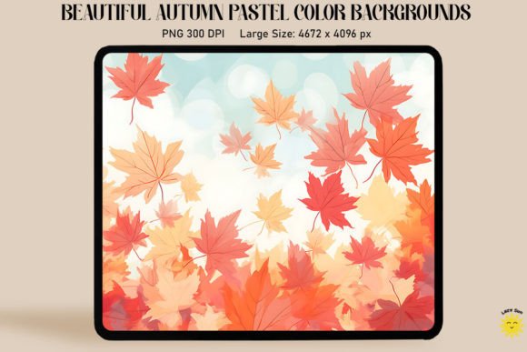 Capturing Autumn's Gentle Charm: Maple Leaves Backgrounds