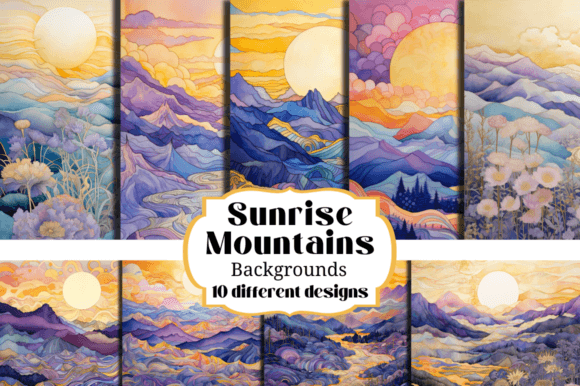 Capturing Dawn: The Allure of Purple Mountains Sunrise Backgrounds