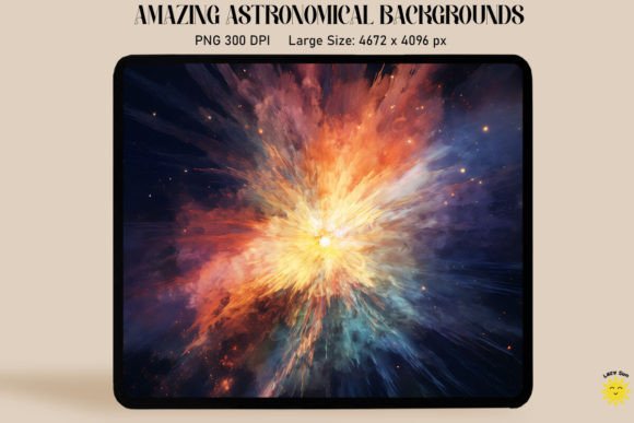 Cosmic Big Bang Backgrounds: Capturing Astral Beauty
