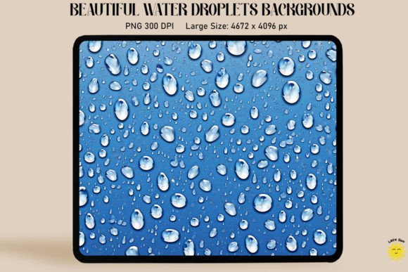 Crystal Clear Visuals: The Appeal of Water Drops on Blue Backgrounds