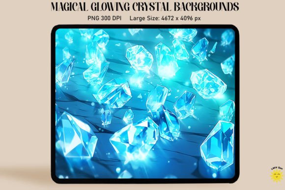 Cyan Crystal Backgrounds: A Designer's Guide to Magical Glow