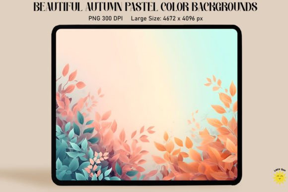 Embracing the Soft Glow: Early Autumn Pastel Colors Backgrounds