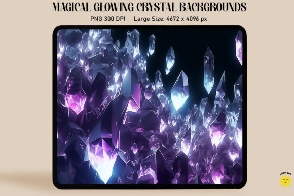 Ethereal Crystal Backgrounds: A Designer's Dream Asset