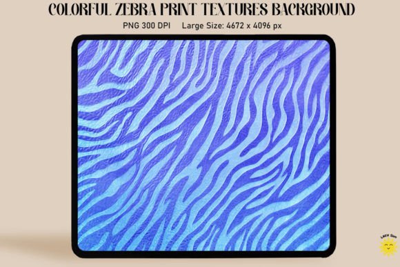 Pastel Indigo Zebra Print Backgrounds: A Modern Design Asset