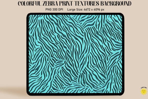 Refreshing Your Aesthetic with Pastel Teal Zebra Print