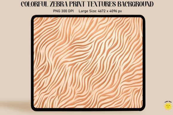 Unleash Creativity with Pastel Beige Zebra Print Backgrounds