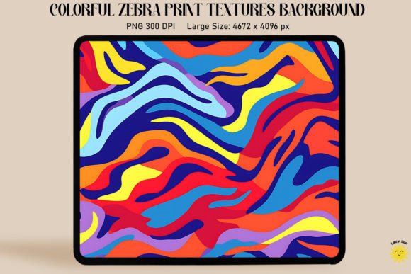 Vibrant Abstract Zebra Skin Patterns for Modern Design